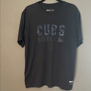 Nike Men's Black Cubs Baseball Tee